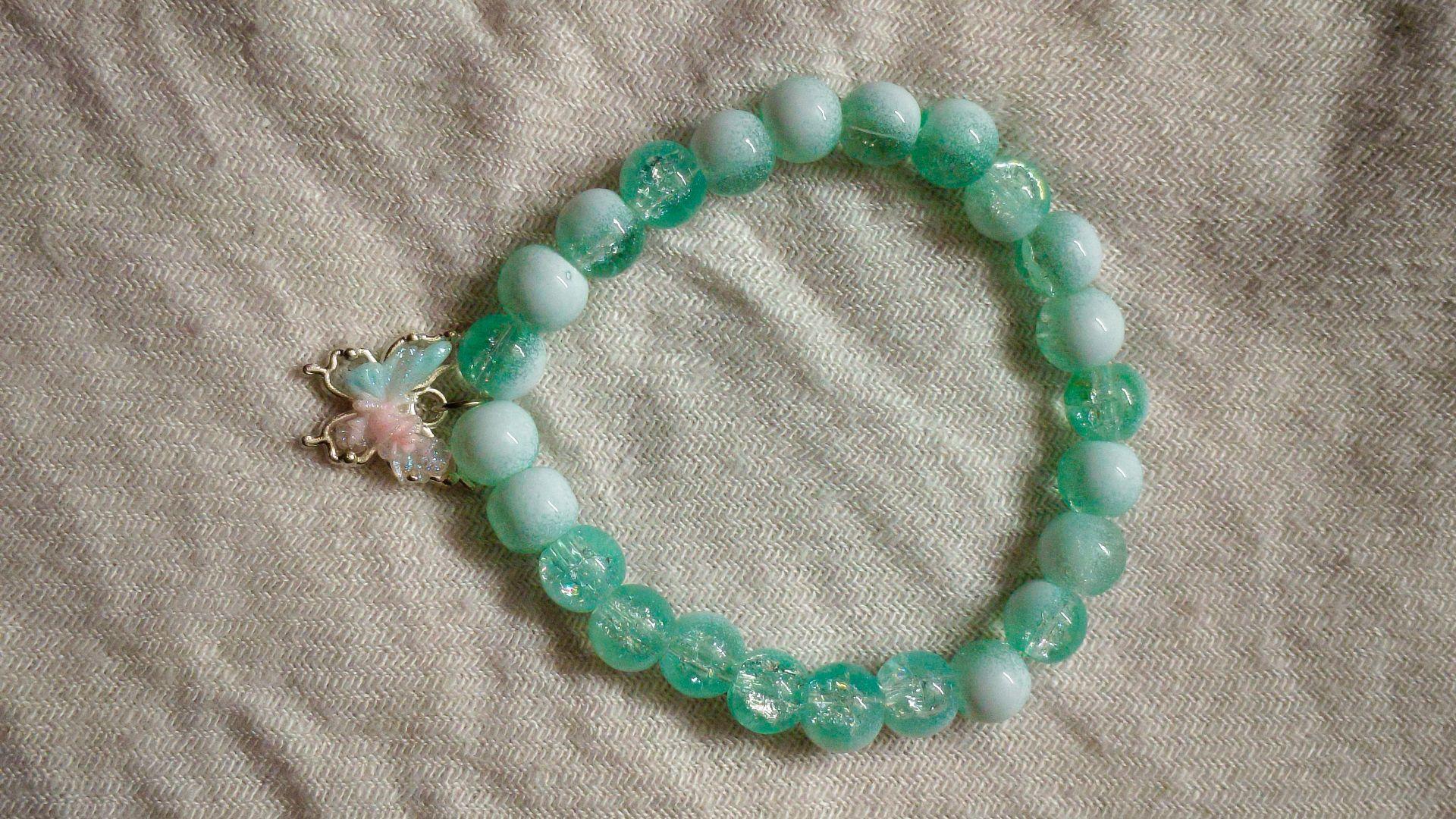 Sea green beautiful butterfly bracelets